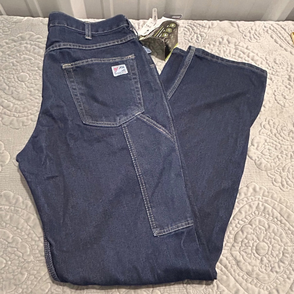 Tyndale FRMC 33x34 Flame Fire Insect Resistant Carpenter Jeans CAT 2 NFPA USA